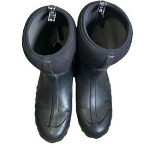 Bogs Classic Mid Waterproof Neoprene Rubber Boots Men's 17 Black Insulated